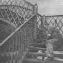 22-466 Demolition of the passenger footbridge at South Wigston Railway station 1967 