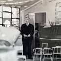 34-253 Harry Nethercot, caretaker at All Saints Junior School, Wigston circa1978 in the prefabs at the back of the playground