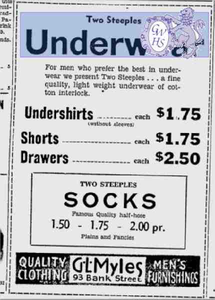 20-075 Two Steeples Advert from Canadian Ottawa Citizen 1948