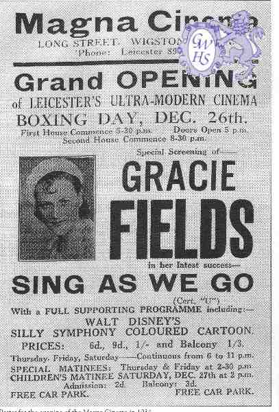 20-084 Magna Cinema Long Street Wigston Magna advert