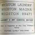 32-389 Wigston Laundry advert from 1936