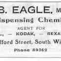 20-010 G B Eagle Clifford Street South Wigston Advert