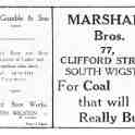 20-109 Marshall Bros coal merchant 77 Clifford Street South Wigston