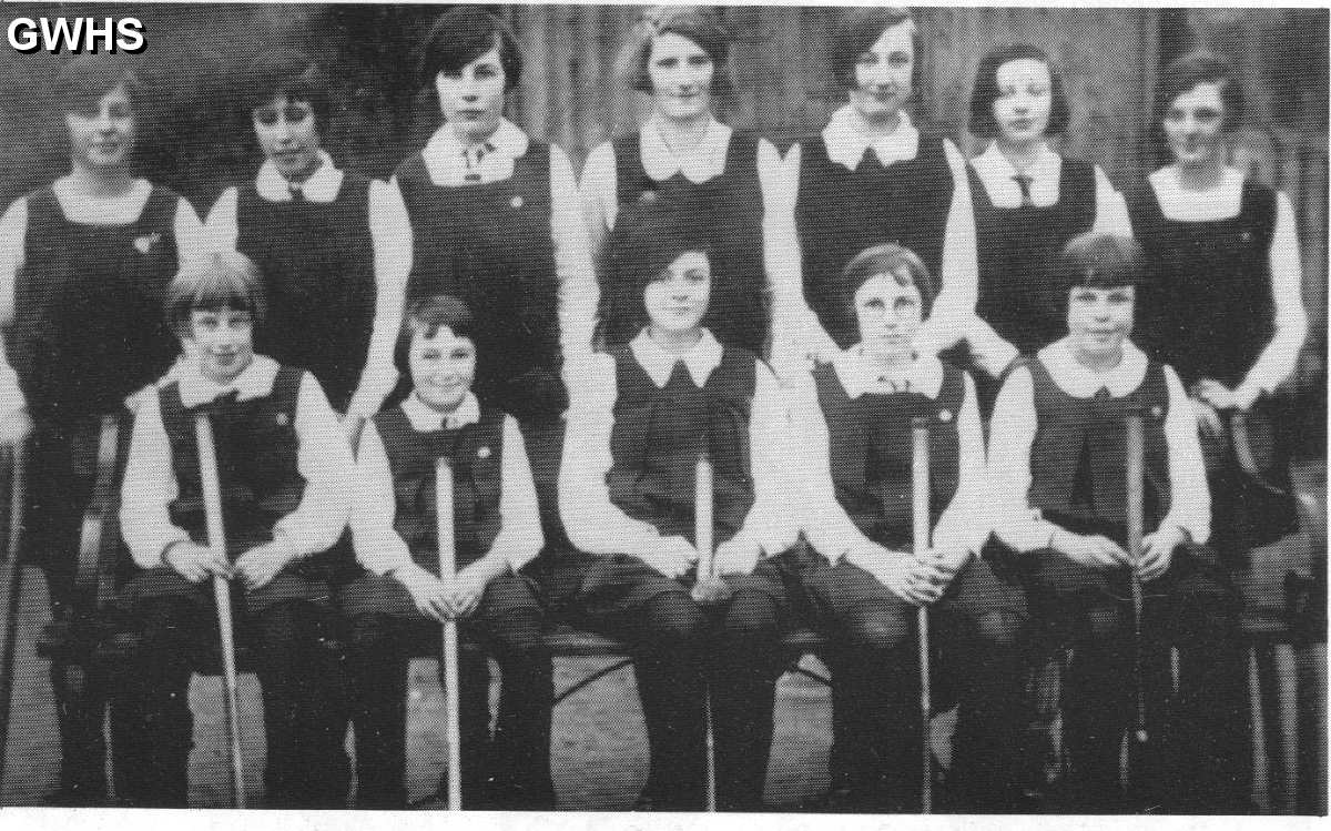 24-007 Bassett Street Girls School Hockey Team 1931 South Wigston