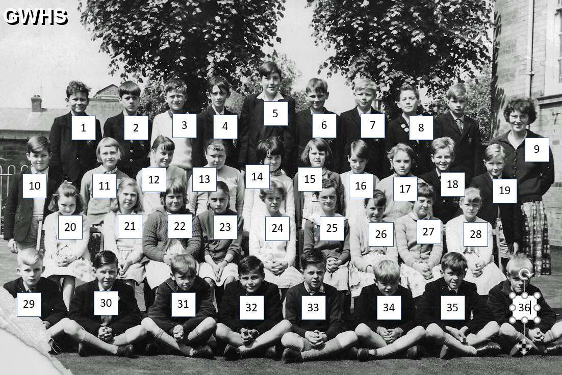 32-059b Class at Bassetts Street School South Wigston