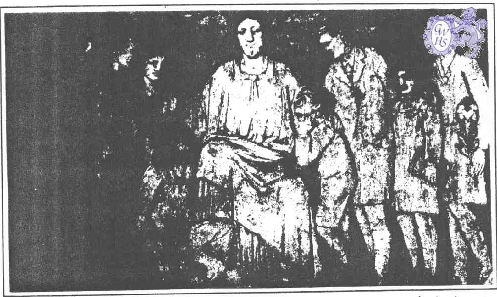 14-255 Sculptered Panel at Wigston National School Bell Street Wigston Magna