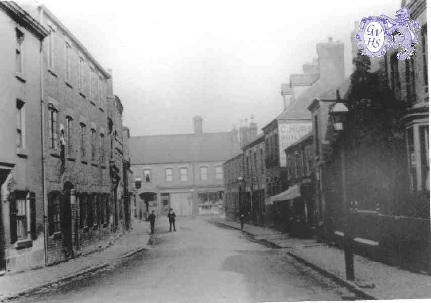 23-019  Bell Street Wigston Magna showing J D Broughton's Hosiery Factory  circa 1910