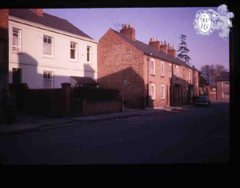 26-172 Top of Bell Street looking at Bull Head Street Wigston Magna circa 1970