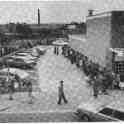 22-285 Oven Door Bakery Bell Street 1977 queue during Bread Strike Wigston Magna 22-285 Oven Door Bakery Bell Street 1977 queue during Bread Strike Wigston Magna