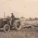25-026 Gordon Clarke Disc Harrowing - Winchester Road End Blaby c 1950