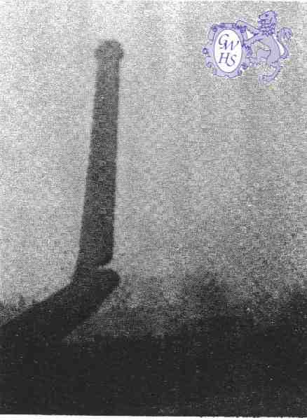 15-042 Wigston Junction Brickyard chimney Blaby Road being demolished c 1929