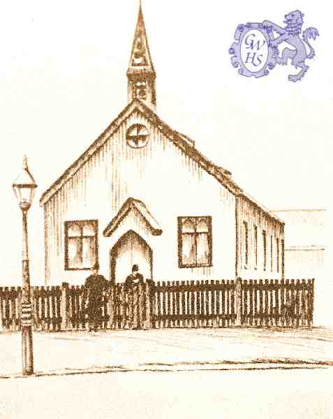 24-130 the original prefabricate tin roofed  St Thomas' Church  Blaby Road South Wigston