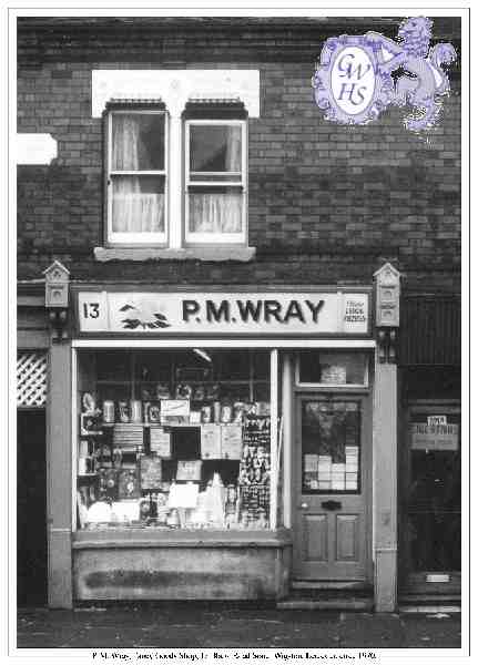 29-236 P M Wray's Shop 13 Blaby Road South Wigston 