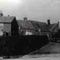 26-078 Cottages at the bottom of Blunts Lane with Cross Street taken circa 1910