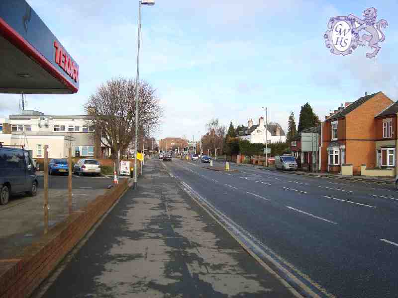14-085 Bull Head Street Wigston Magna taken from the Moat Street Cross Roads Feb 2010