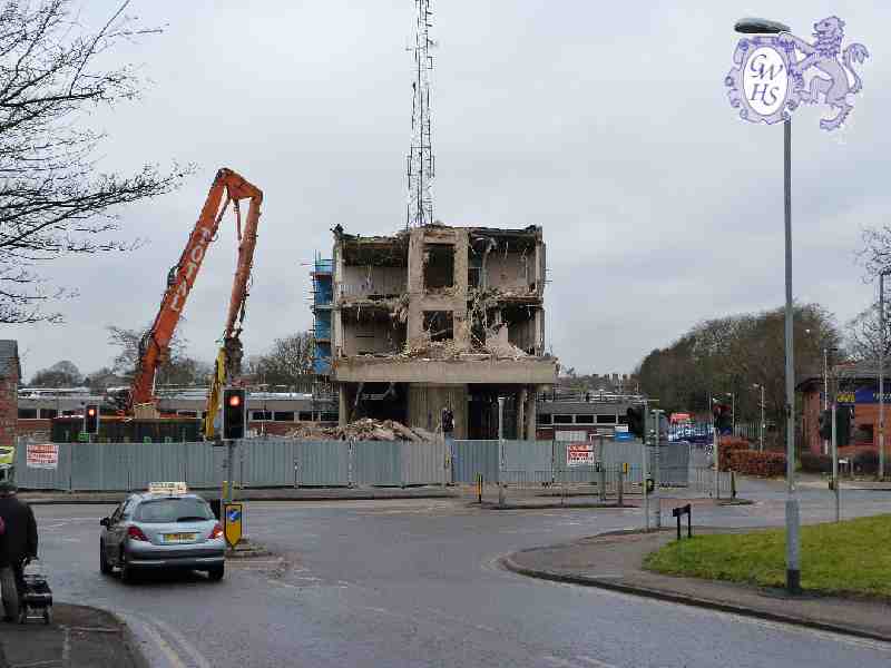 19-035 Police Station on Bull Head Street Wigston Magna during re-modelling Feb 2012