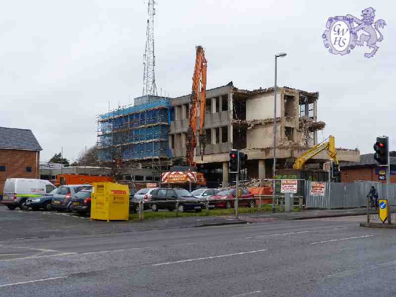 19-036 Police Station on Bull Head Street Wigston Magna during re-modelling Feb 2012
