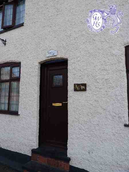 19-313 Front Door of Spoutewell Cottage Bull Head Street Wigston Magna April 2012