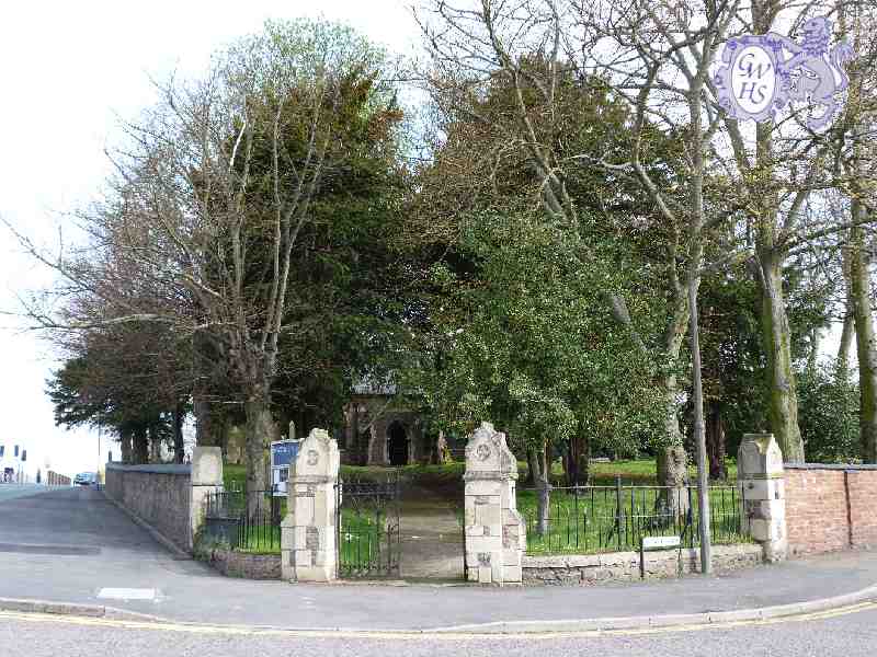 19-317 Entrace to St Wistan's Church Bull Head Street Wigston Magna April 2012