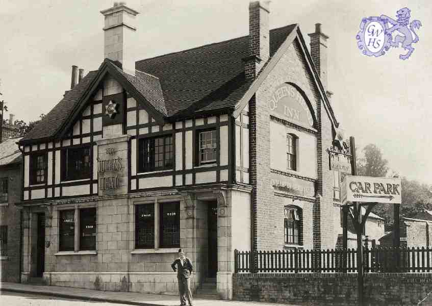 23-514a The Queens Head Bull Head Street Wigston Magna 1945