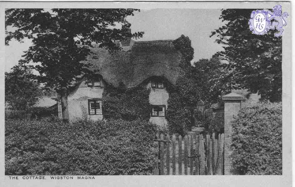 23-713 The Cottage Bull Head Street Wigston Magna - Post Card by W R Roberts