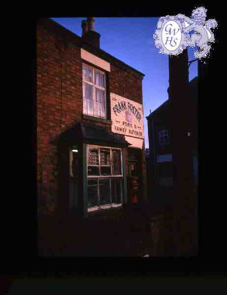 26-175 Frank Foster Pork Butchers Bull Head Street - Newton Lane Wigston Magna circa 1960