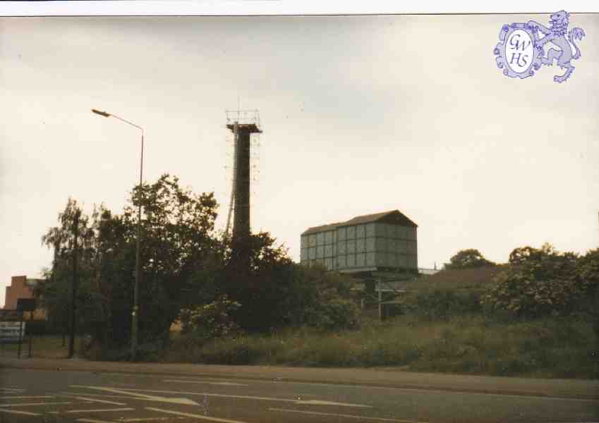 8-56 Laundry Chimney coming down Bull Head Street Wigston Magna