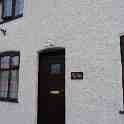 19-313 Front Door of Spoutewell Cottage Bull Head Street Wigston Magna April 2012