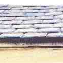 19-321 Legend written on eaves of Quaker House Bull Head Street Wigston Magna