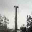 32-064 Wigston laundry chimney being took down brick by brick
