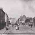 8-86 Travellers Rest Pub on right - Bull Head Street Wigston Magna looking towards the Bank circa 1904