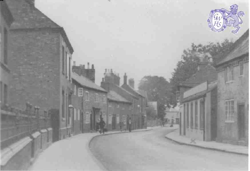 23-006 Bushloe End with the old Gas Showroom on the right Wigston Magna