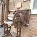 26-486 Framework Kinitters Museum yard with old Mangle at Wigston Magna circa 2010
