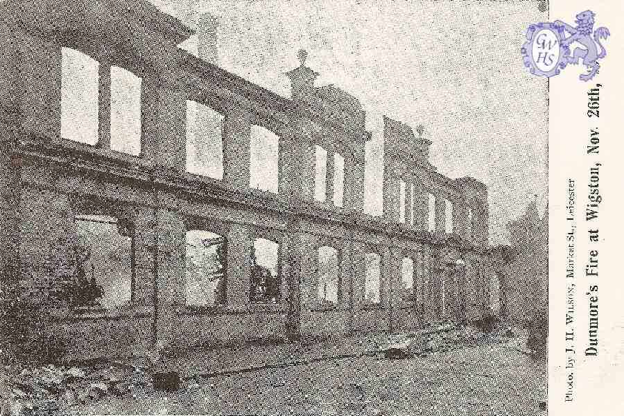 30-004 Dunmore's Factory Fire Canal Street South Wigston