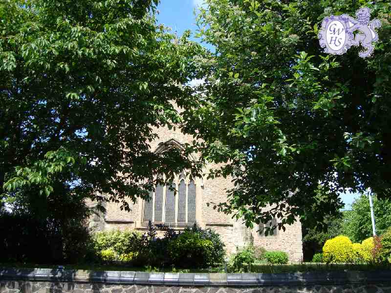 14-131 All Saints Church Wigston Magna from Newgate End May 2009