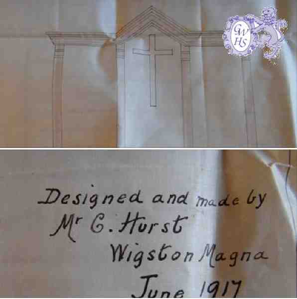 30-525 Mr Hurst designed the war memorial outside All Saints Church