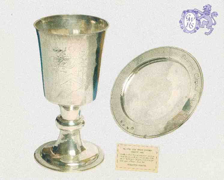 5-27 Silver Cup with Cover 1661 All Saints Church Wigston Magna
