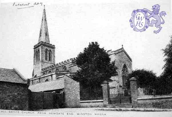 5-6 All Saints Church Wigston Magna taken from Newgate End