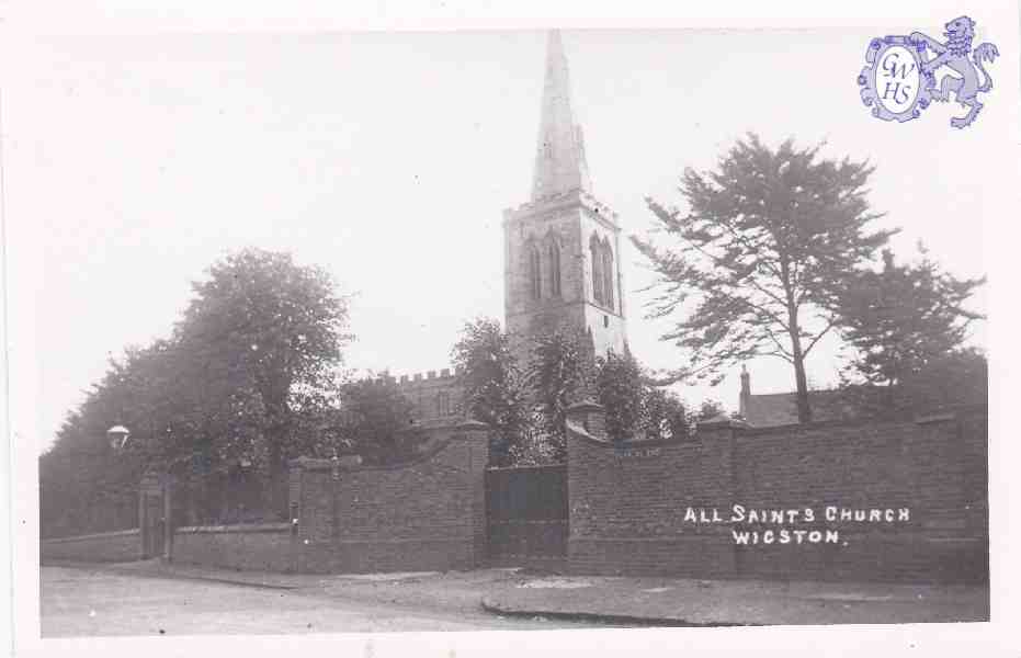 8-112 All Saints Church Wigston Magna 1920