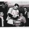 5-20 Basil Davis at Christening in All Saints Church Wigston Magna