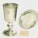 5-27 Silver Cup with Cover 1661 All Saints Church Wigston Magna