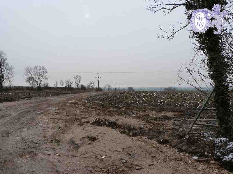22-367 Cooks Lane Wigston Magna 2013 looking across open fields towards the railway