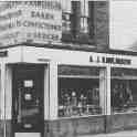 22-201 Rawlinson's Grocery & Butchers Shop circa 1960 corner Countesthorpe Road and Blaby Road South Wigston