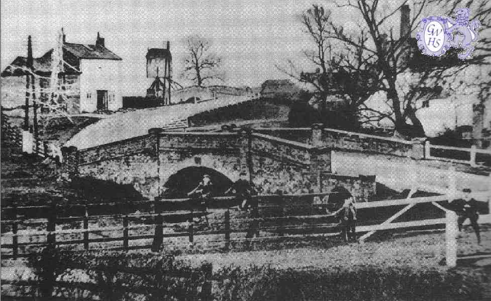 22-060 Crow Mills South Wigston circa 1898 showing Countesthorpe Road and Canal and Rever Sence