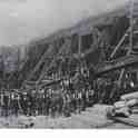 7-64 Crow Mills Bridge South Wigston 1900's (replacing wooden bridge with brick structure)