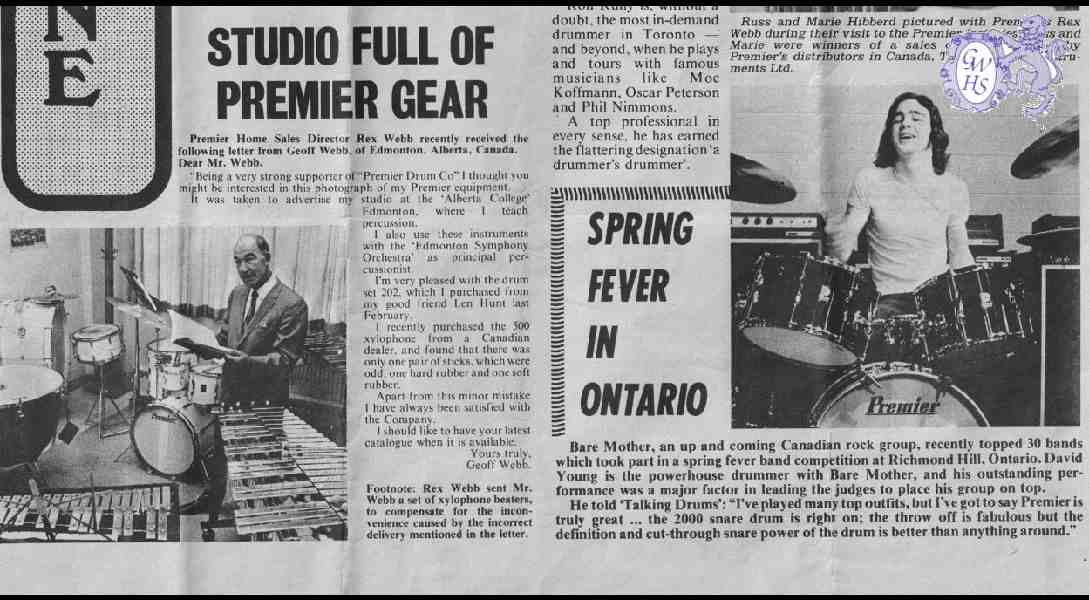 30-901 Premier Drum Article