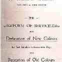 24-139 Form of Service for declaration of new colours at St Thomas' Church South Wigston