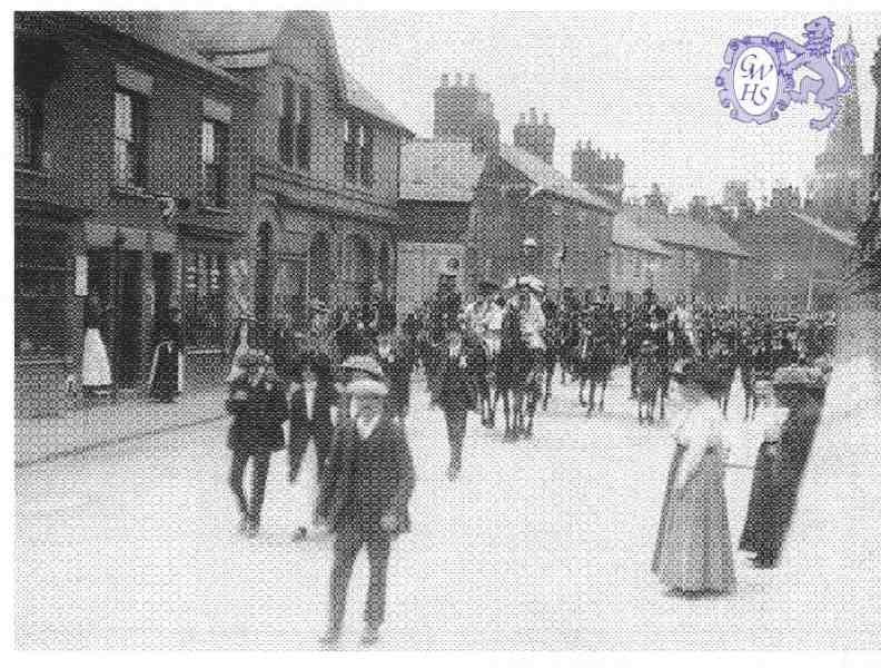 17-068 Long Street Wigston Magna 1911 parade for Coronation of King George V