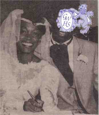 19-097 Wedding of Sandra Wright of Grange Road Wigston to Denis Phillips of Leicester 1989