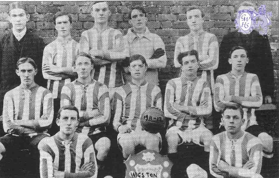22-093 Wigston All Saints Church football team 1911-12 season Wigston Magna